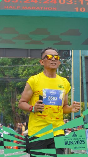 Race photo from Mangkunegaran Run 2025