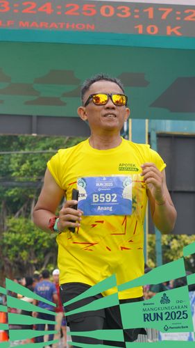 Race photo from Mangkunegaran Run 2025