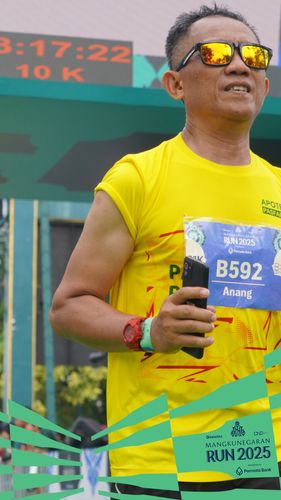 Race photo from Mangkunegaran Run 2025