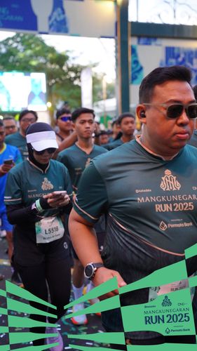 Race photo from Mangkunegaran Run 2025