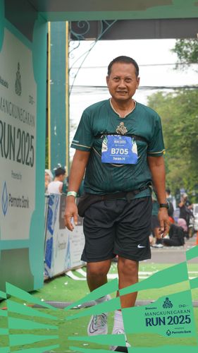Race photo from Mangkunegaran Run 2025