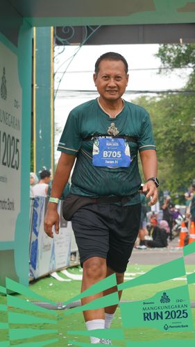Race photo from Mangkunegaran Run 2025