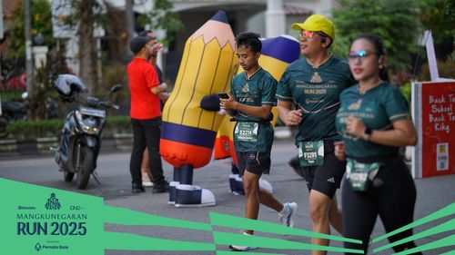 Race photo from Mangkunegaran Run 2025