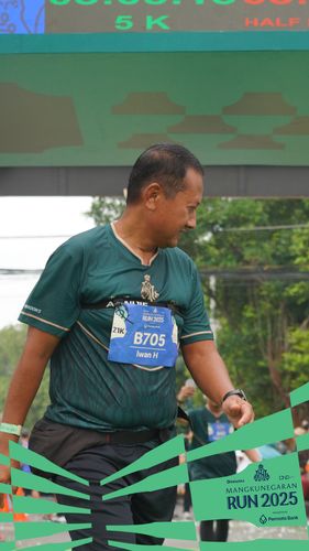 Race photo from Mangkunegaran Run 2025