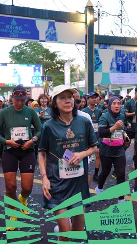 Race photo from Mangkunegaran Run 2025