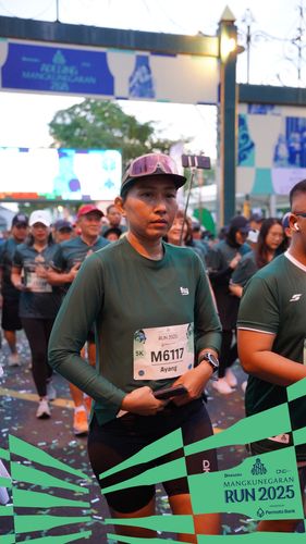 Race photo from Mangkunegaran Run 2025