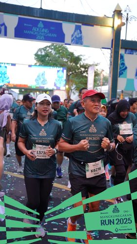 Race photo from Mangkunegaran Run 2025