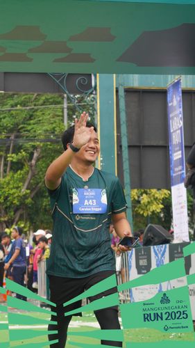 Race photo from Mangkunegaran Run 2025