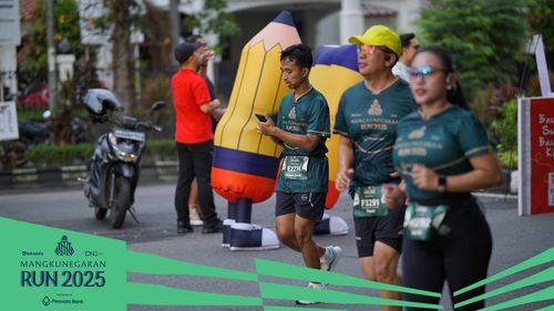 Race photo from Mangkunegaran Run 2025