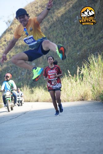 Race photo from Kelud Vertical Challenge 2024