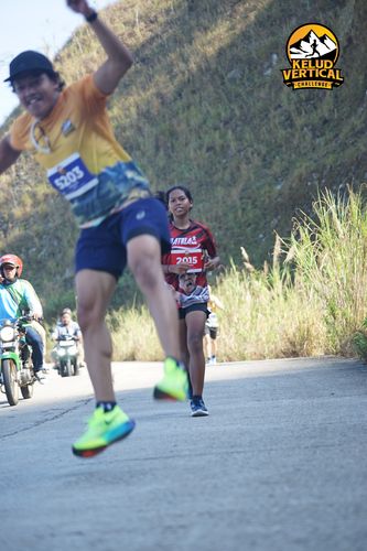Race photo from Kelud Vertical Challenge 2024
