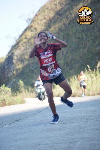 Race photo from Kelud Vertical Challenge 2024