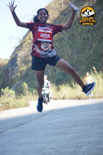 Race photo from Kelud Vertical Challenge 2024