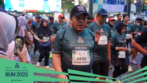 Race photo from Mangkunegaran Run 2025
