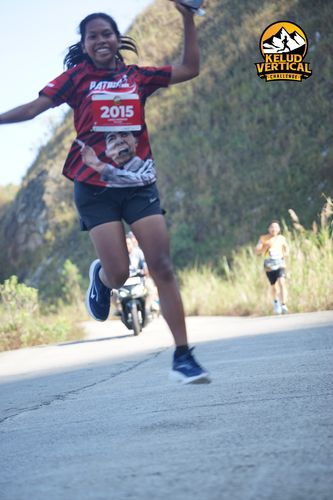 Race photo from Kelud Vertical Challenge 2024