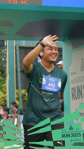 Race photo from Mangkunegaran Run 2025