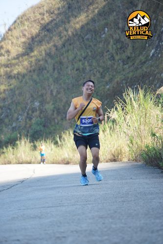 Race photo from Kelud Vertical Challenge 2024