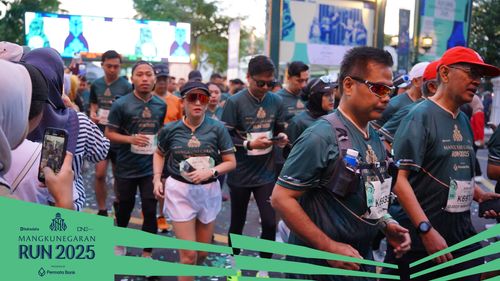 Race photo from Mangkunegaran Run 2025
