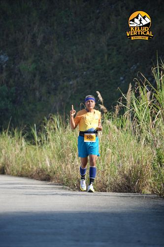 Race photo from Kelud Vertical Challenge 2024