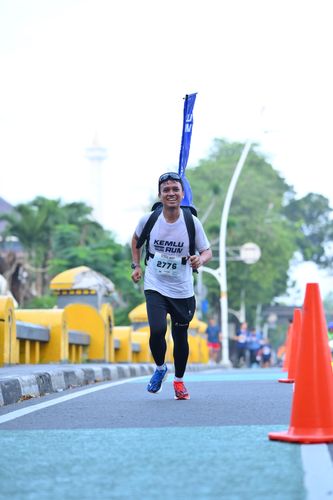 Race photo from KEMLU RUN 2025