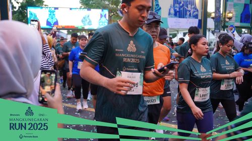 Race photo from Mangkunegaran Run 2025