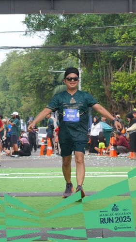Race photo from Mangkunegaran Run 2025