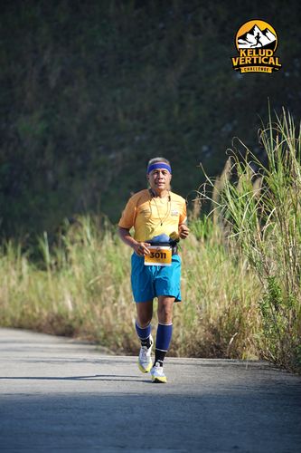 Race photo from Kelud Vertical Challenge 2024