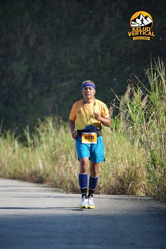 Race photo from Kelud Vertical Challenge 2024