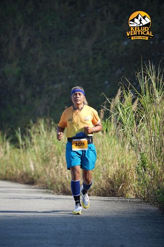 Race photo from Kelud Vertical Challenge 2024