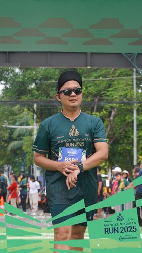 Race photo from Mangkunegaran Run 2025