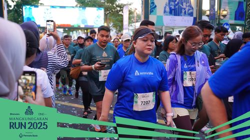 Race photo from Mangkunegaran Run 2025