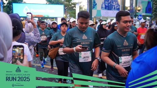 Race photo from Mangkunegaran Run 2025