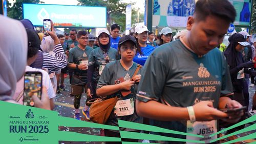 Race photo from Mangkunegaran Run 2025
