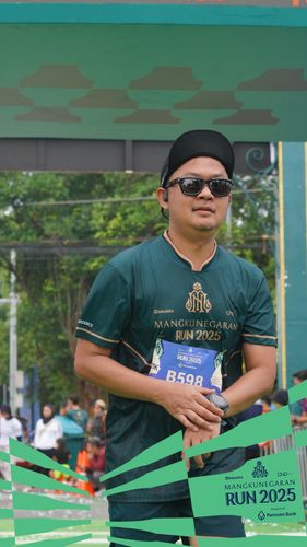 Race photo from Mangkunegaran Run 2025