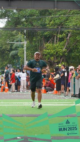 Race photo from Mangkunegaran Run 2025