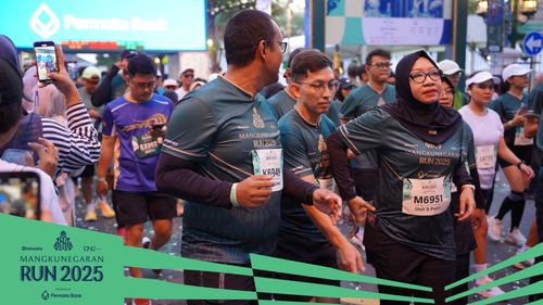 Race photo from Mangkunegaran Run 2025