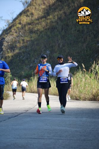 Race photo from Kelud Vertical Challenge 2024