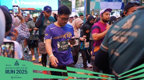 Race photo from Mangkunegaran Run 2025