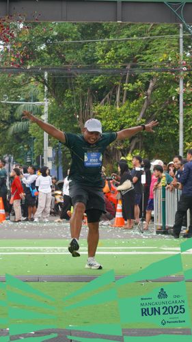 Race photo from Mangkunegaran Run 2025