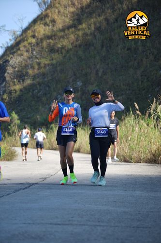 Race photo from Kelud Vertical Challenge 2024