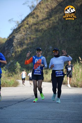 Race photo from Kelud Vertical Challenge 2024