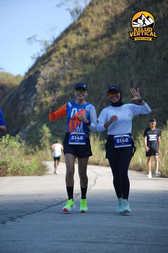 Race photo from Kelud Vertical Challenge 2024
