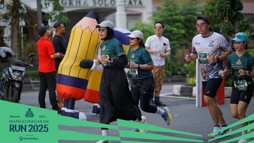 Race photo from Mangkunegaran Run 2025