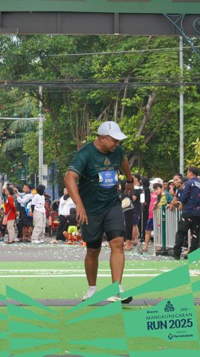 Race photo from Mangkunegaran Run 2025