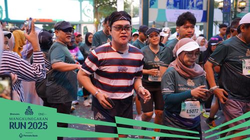 Race photo from Mangkunegaran Run 2025