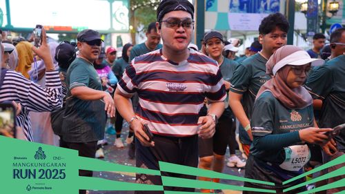 Race photo from Mangkunegaran Run 2025
