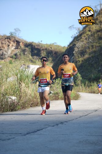 Race photo from Kelud Vertical Challenge 2024