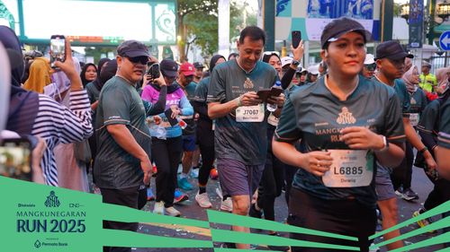 Race photo from Mangkunegaran Run 2025