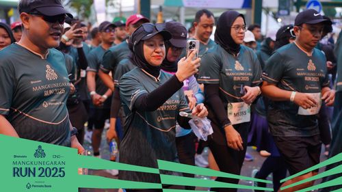 Race photo from Mangkunegaran Run 2025