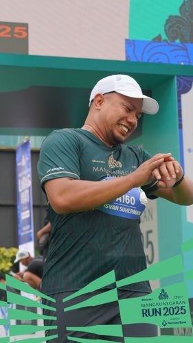 Race photo from Mangkunegaran Run 2025